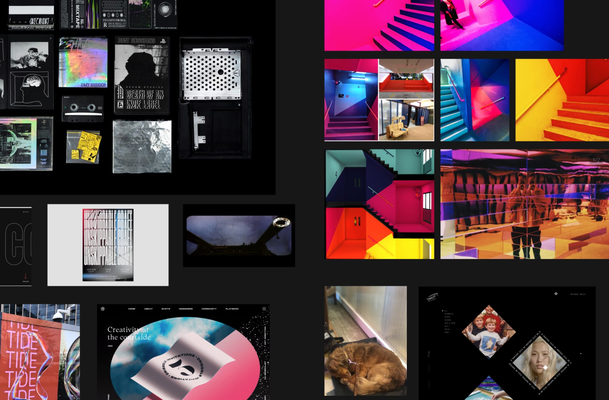 Top creative website agencies in London showcasing innovative and colorful design projects.